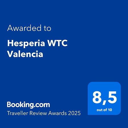Hesperia Wtc Valencia Hotel Exterior foto